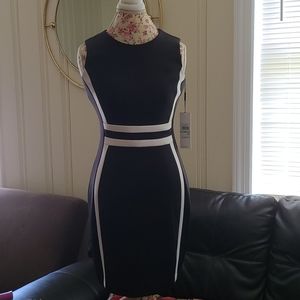 Calvin Klein dress black and White 8P
